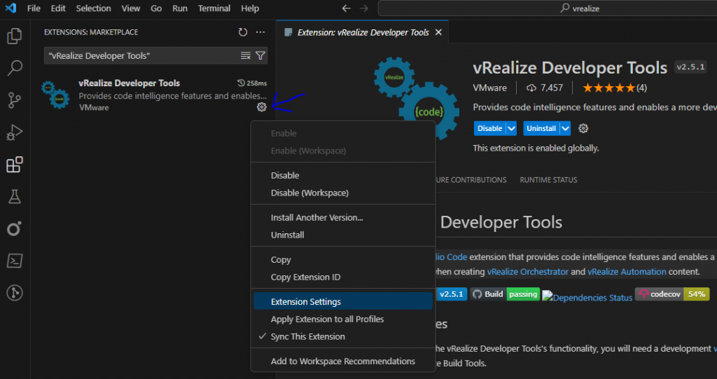 VCF Automation – Build Tools for VMware Aria – Visual Studio Code ... image.